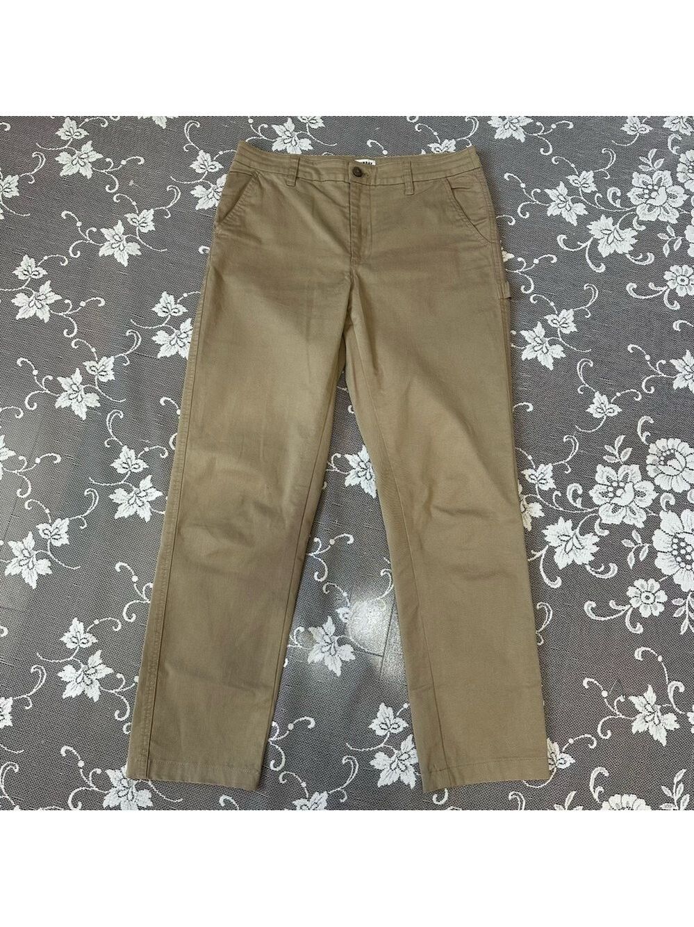 Aritzia Sunday Best Tan Straight Leg Chino  Pant Sz 6